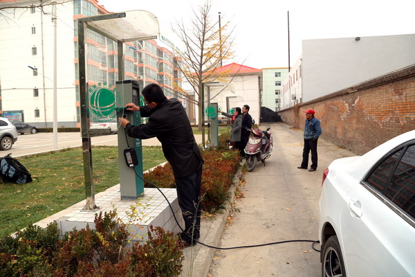 庆阳电动汽车充电桩电量销售实现零突破