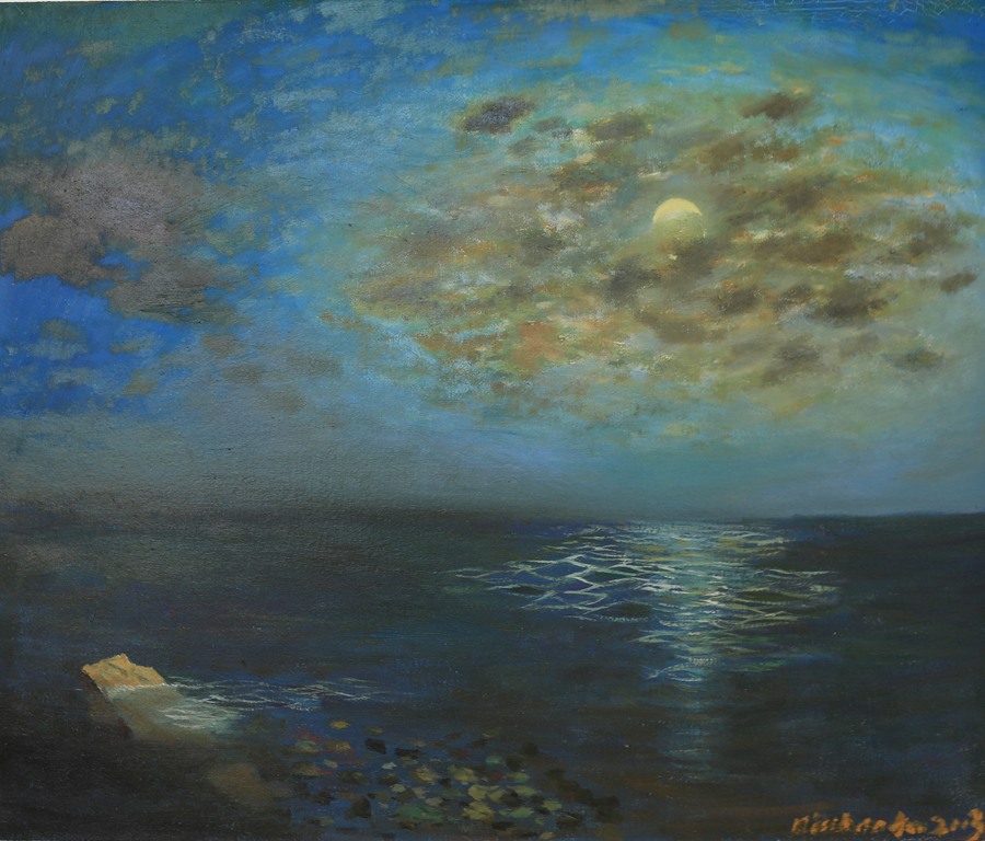 牛浩東油畫作品之《大海系列》
