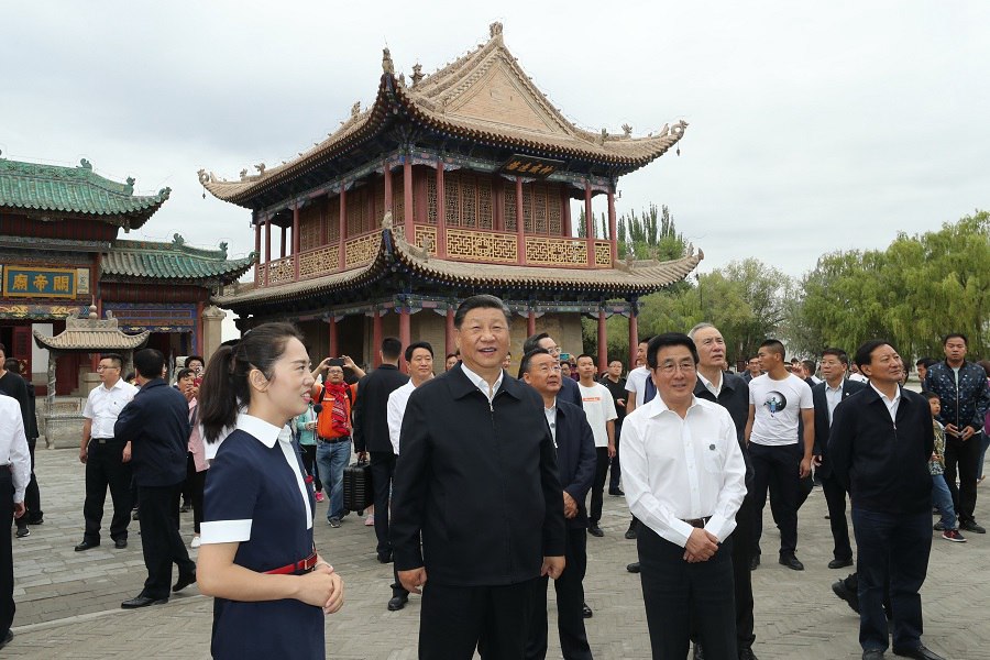 习近平在甘肃考察调研--甘肃频道--人民网_网上的人民日报