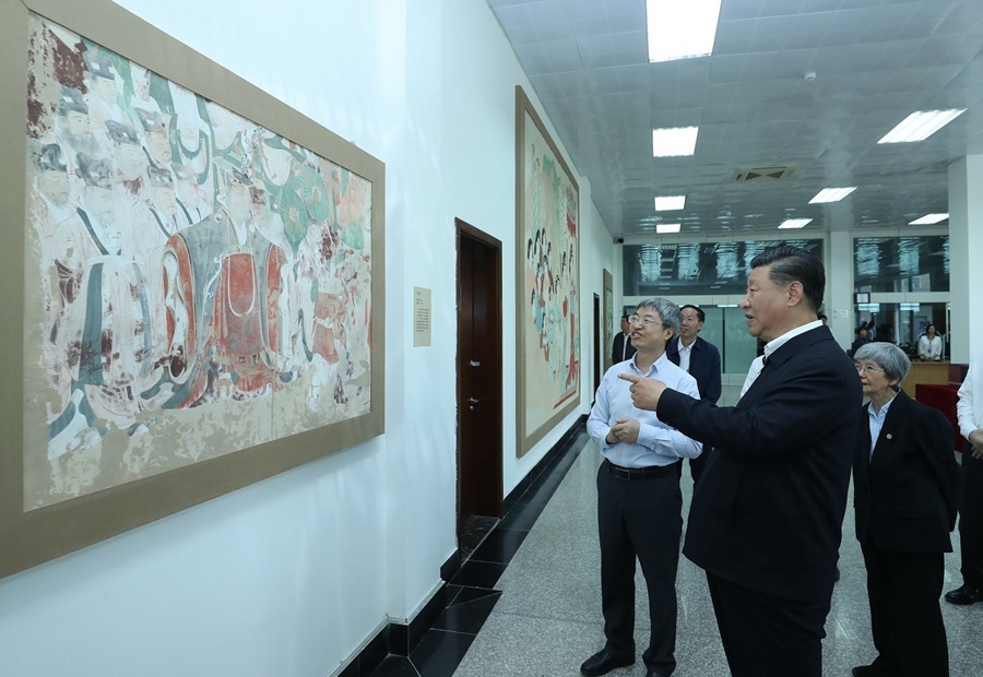 习近平在甘肃考察调研--甘肃频道--人民网_网上的人民日报