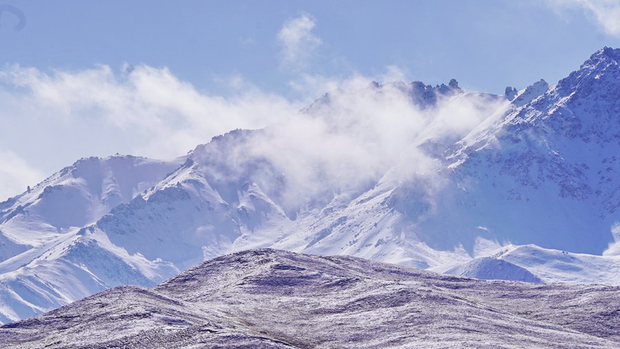 甘肅肅南：祁連山國家公園雪后更添魅力。 武雪峰、安維斌、華丹嘉措攝
