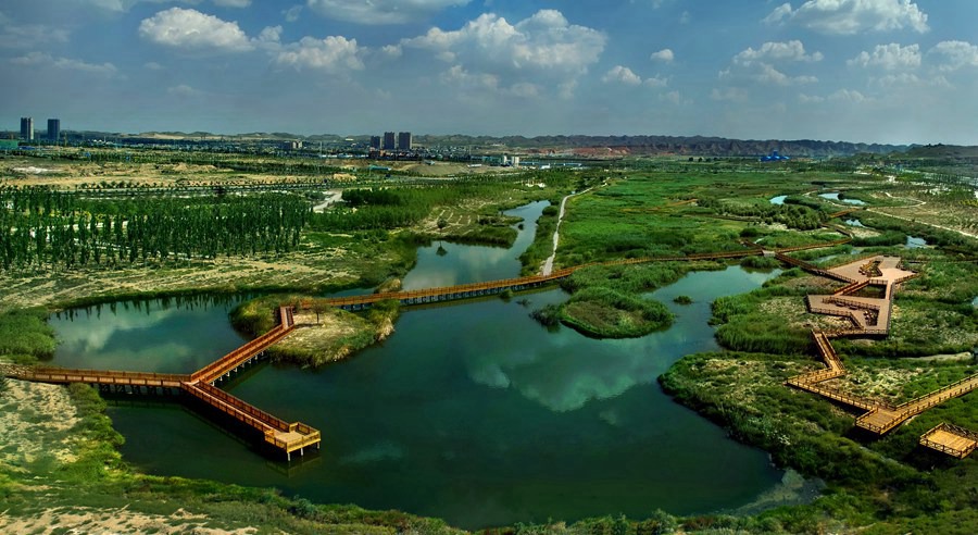 秦王川国家湿地公园