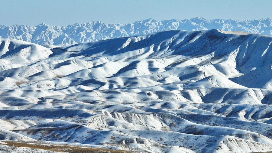 甘肃祁连山国家公园雪后初霁静美如画