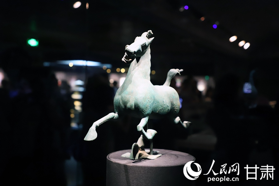 甘肅省博物館內展覽的銅奔馬。