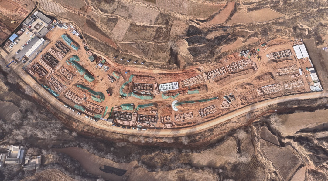 陇西5.6级地震灾后恢复重建汪家坡集中安置点。陇西县委宣传部供图