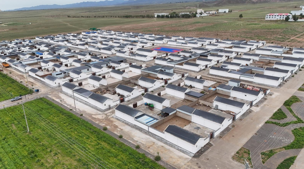 永昌县焦家庄镇马营口集中居住点。永昌县委宣传部供图