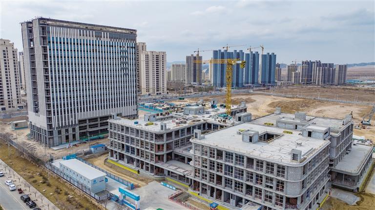 兰州新区平急两用公共基础应急保障医院建设项目现场
