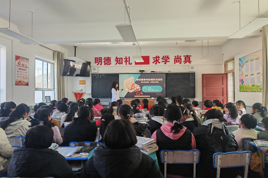 健康知识宣讲活动。崆峒区委宣传部供图