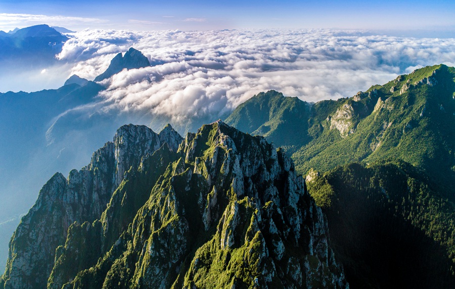 康乐县莲花山景区。马吉祥摄