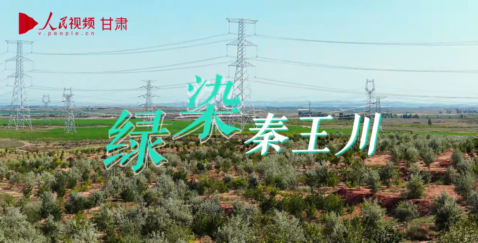 绿染秦王川
