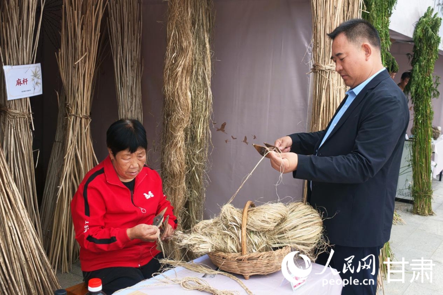 甘肃清水举办汉麻全产业链展示展销活动